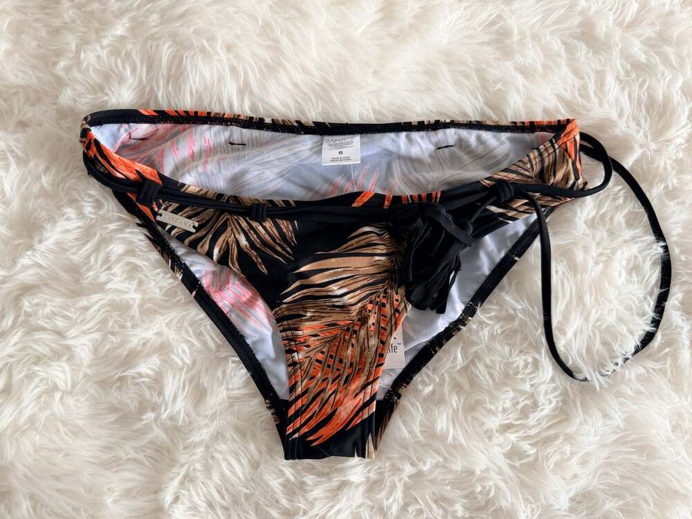 Lascana Venus Tropical Print Bikini Bottom Size 6